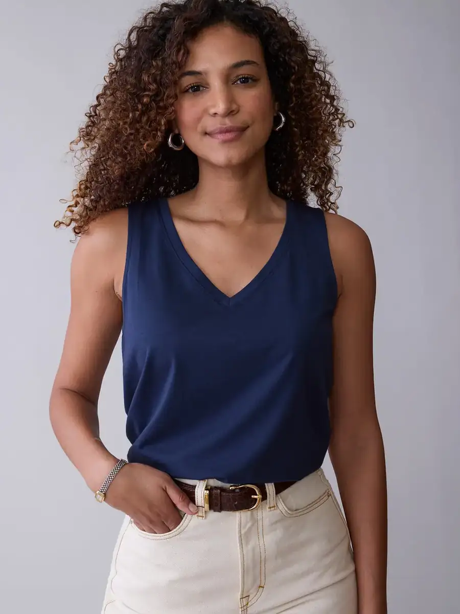 Astor V Neck Tank