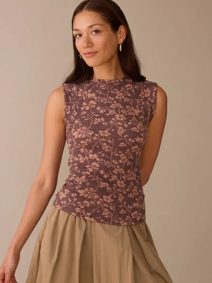Printed Audra Tank